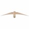 Ekena Millwork Bellingham Smooth Timber Gable Bracket, Douglas Fir, 48"W x 8"H x 3 1/2"D x 3 1/2"F, 4/12 Pitch GBW048X08X0404BEL00SDF - alternate 1